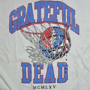 Grateful Dead | Basketball Graphic Tee Shirt "Steal Your Face" Skull Sz Md *NWT